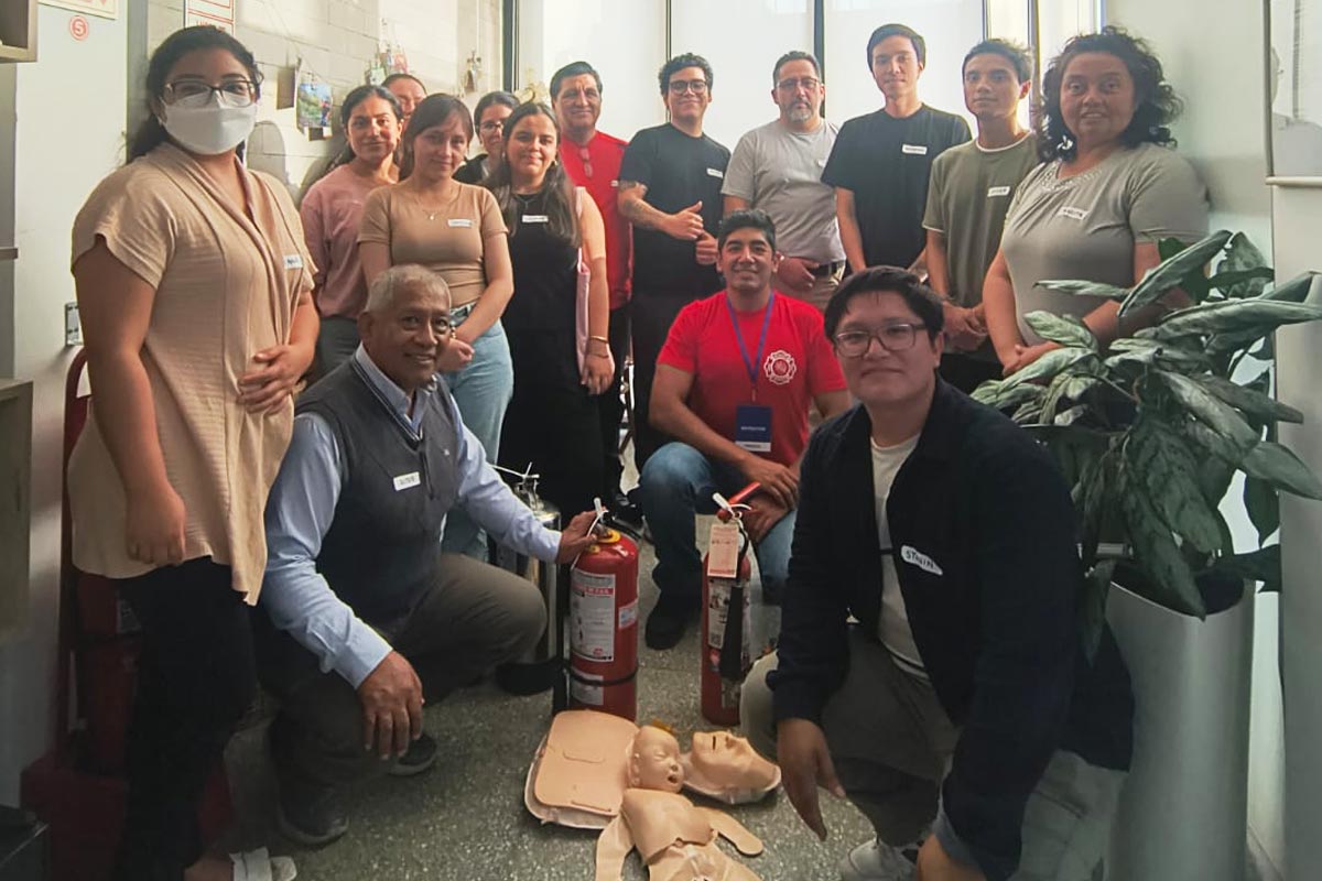 Capacitación en primeros auxilios, lucha contra incendios y evaluación para el personal de la empresa CATE TASTING ROOM