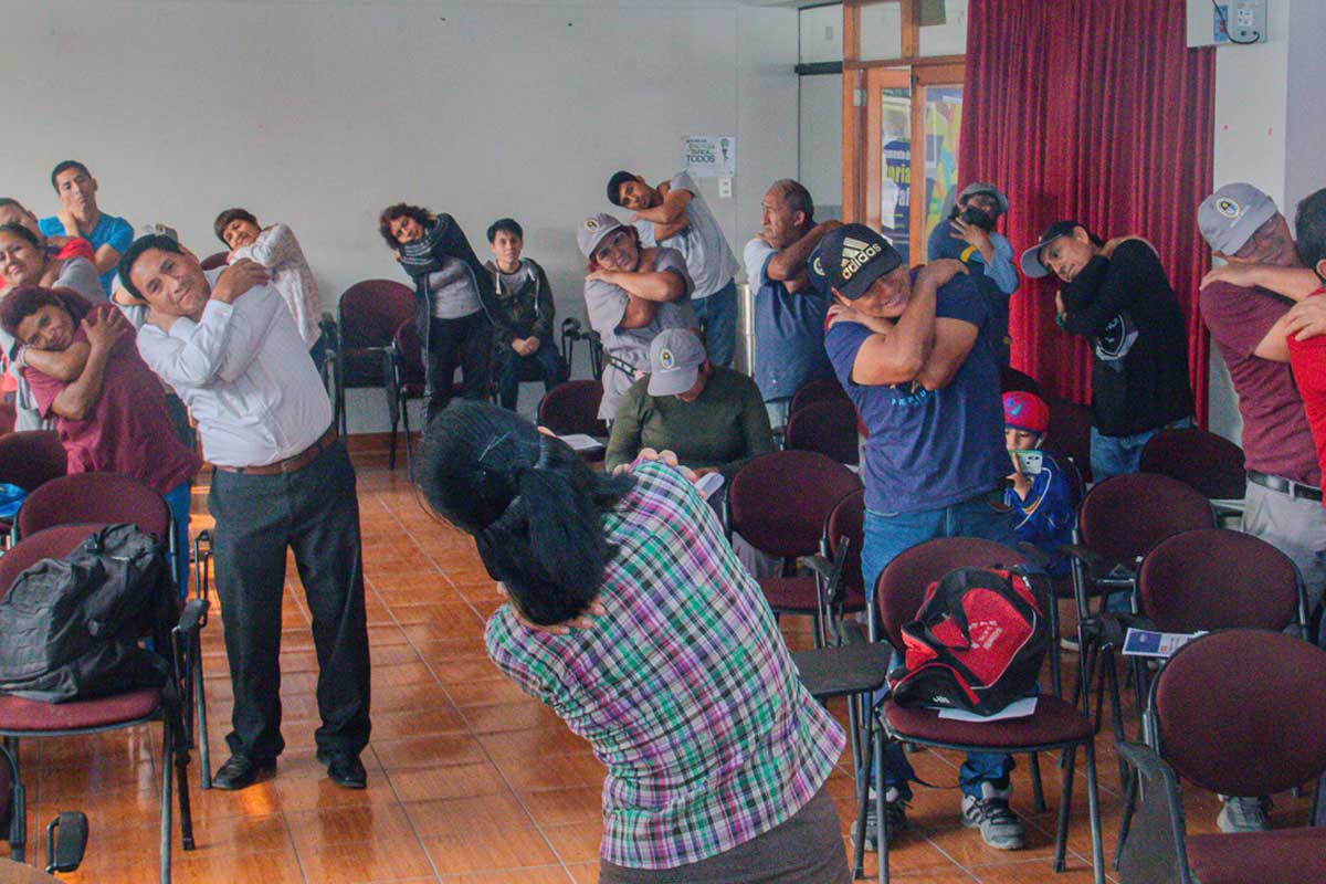 Capacitación en SST para el personal de limpieza y mantenimiento de la UNE Enrique Guzmán y Valle La Cantuta